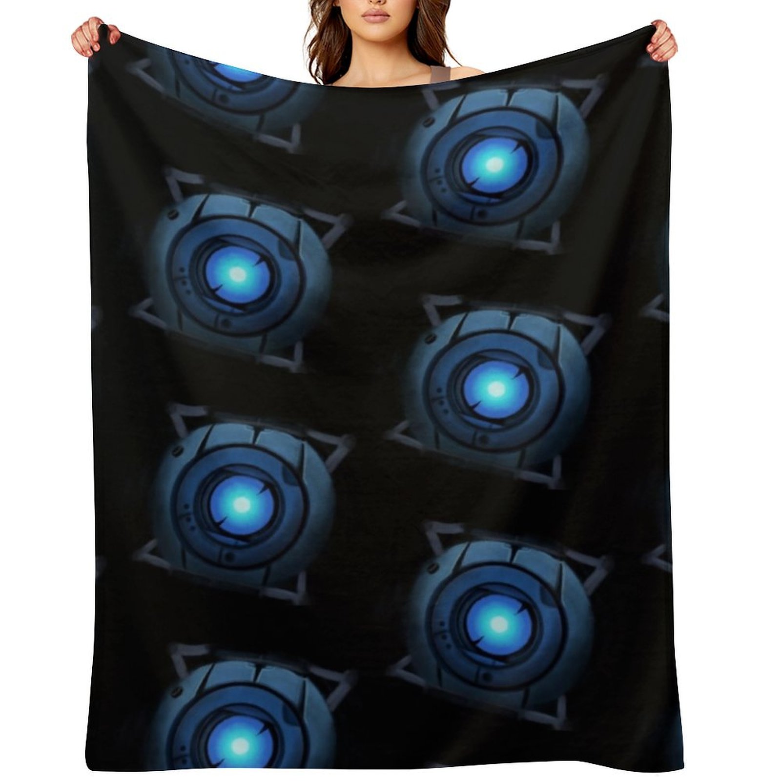 Anime Cosplay Idea - Wheatley In Space Digital Painting Wurfdecke