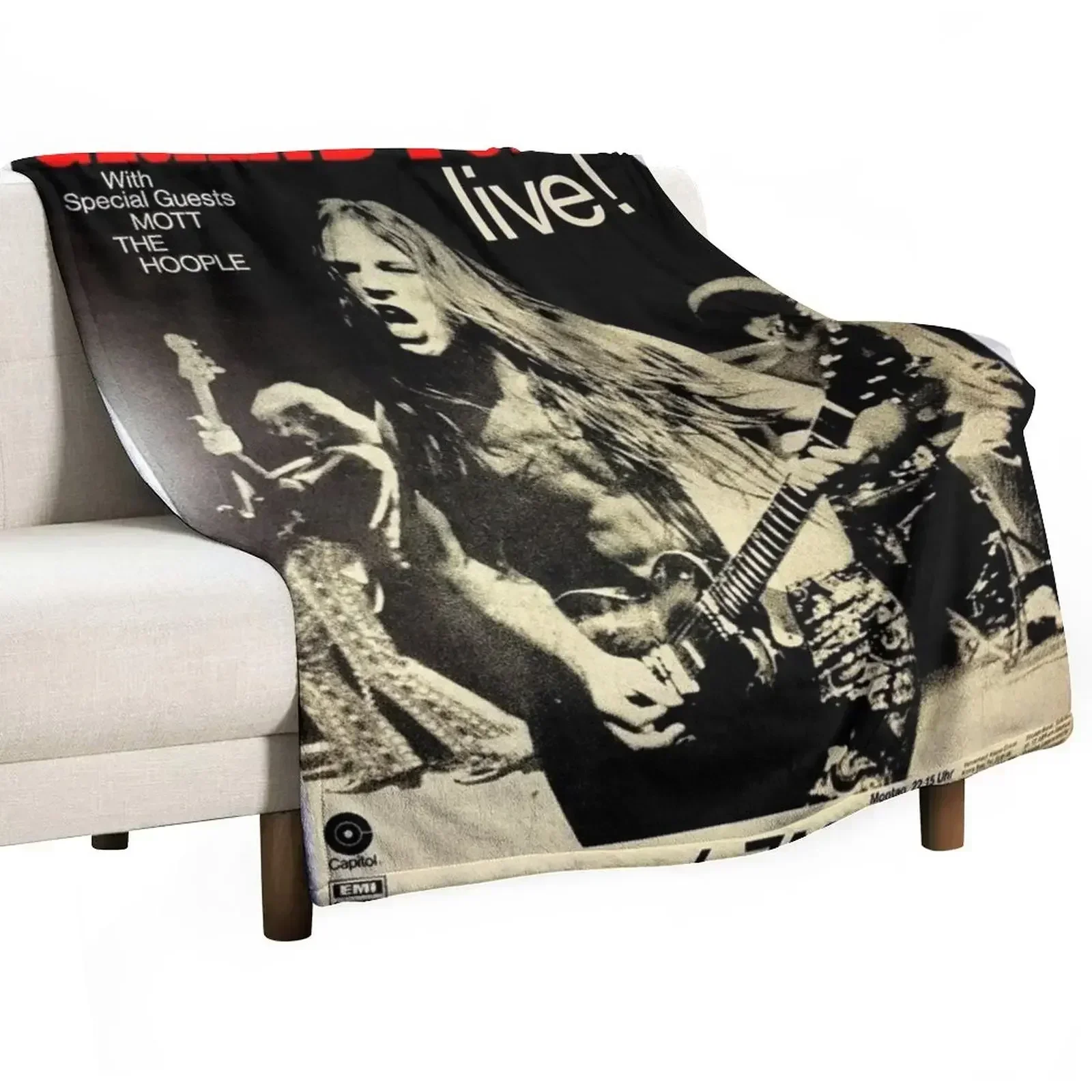 Anime Cosplay Idea - Grand Funk - Konzertplakat. Kuscheldecke Valentinstagsgeschenkideen