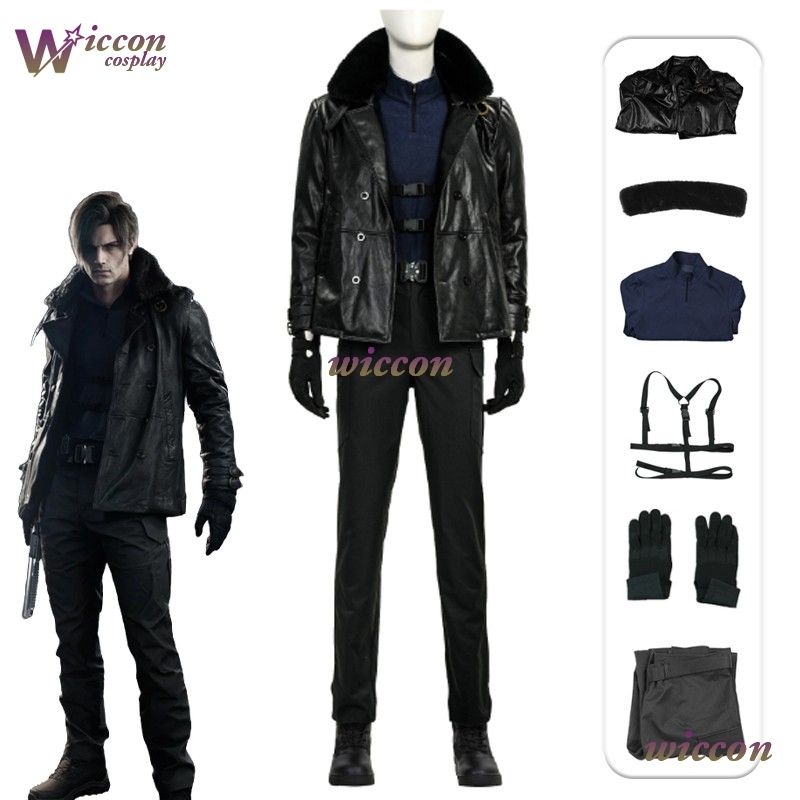 Anime Cosplay Jumpsuit - Cosplay Requiem Resident Evil Leon·S·Kennedy Cosplay