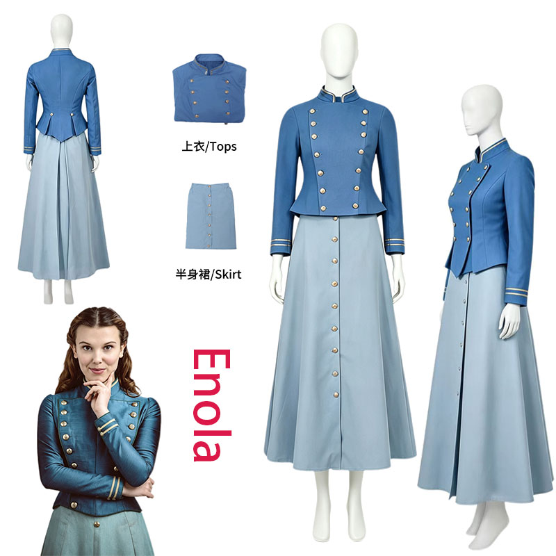 Anime Cosplay Ladies - WHH Film Enola Cosplay Kostüm Holmes