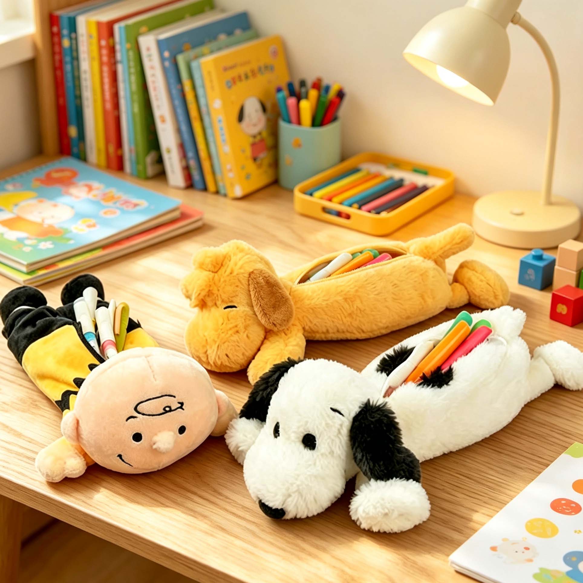 Anime Cosplay Idea - Federmäppchen, süße Cartoon-Tasche, große Kapazität, weiche