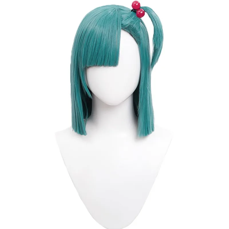 Anime Cosplay Blue Hair - Bulma Cosplay Perücke Frauen Blau Grün