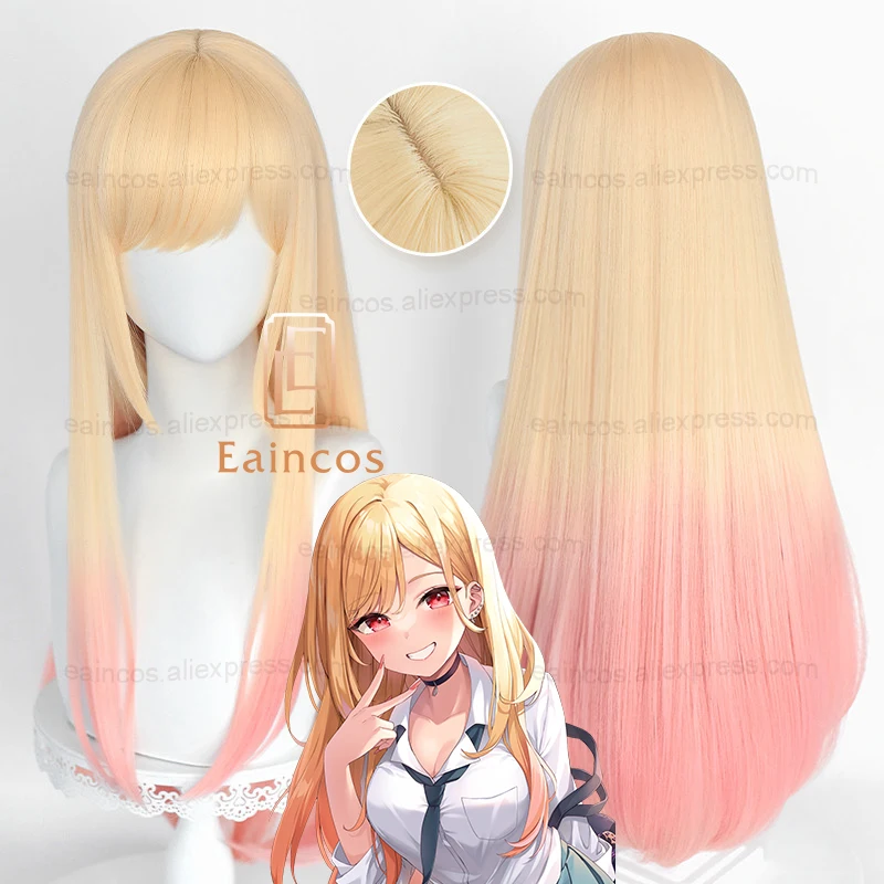 Kitagawa Anime Cosplay - Anime Marin Kitagawa Cosplay-Perücken, 80 cm