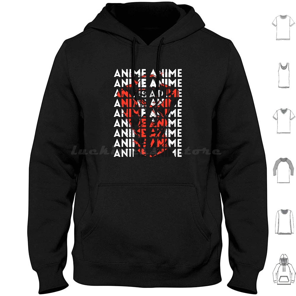 Anime Cosplay Idea - Anime Girl Senpai Sprüche Manga Hoodie