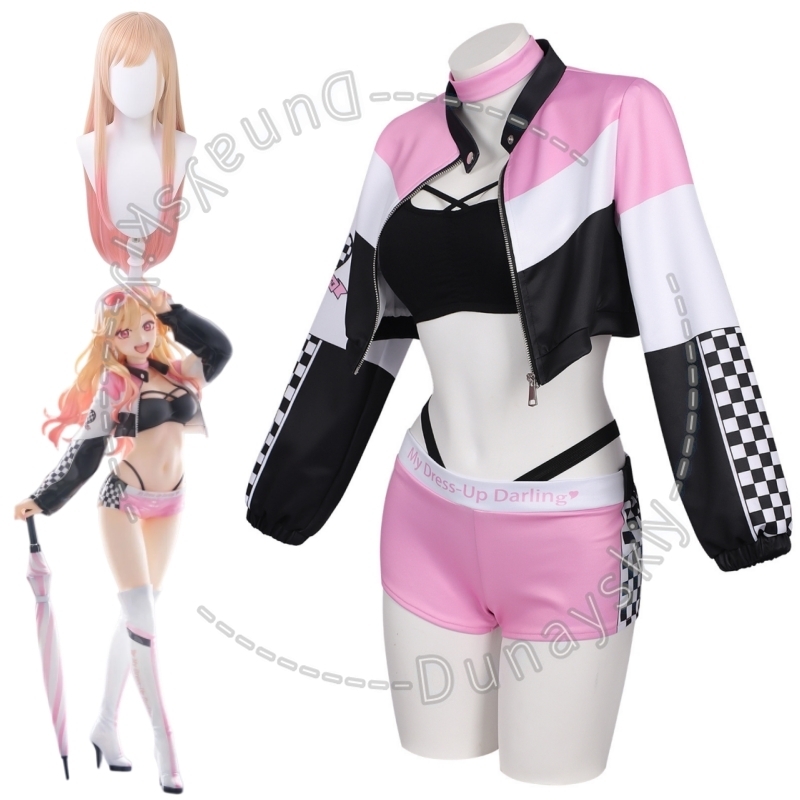 Kitagawa Anime Cosplay - My Darling Marin Kitagawa Cosplay-Kostüm Rennanzug