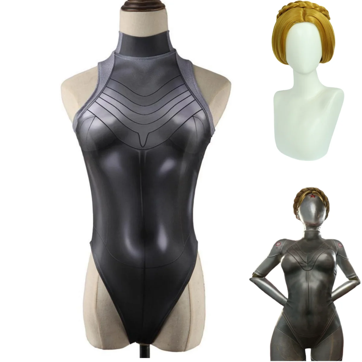 Roboter Zwillinge Cosplay Kost – Anime Cosplay Jumpsuit Bewertung und Preis