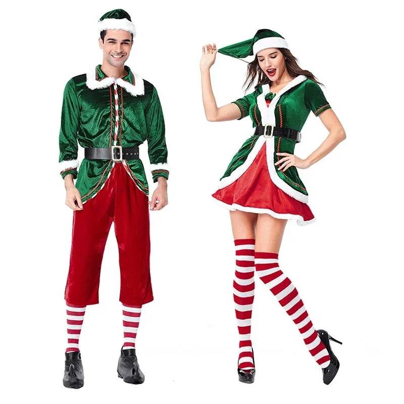 Weihnachtsmann-Cosplay-Kostüm  – Anime Cosplay Couple Bewertung und Preis