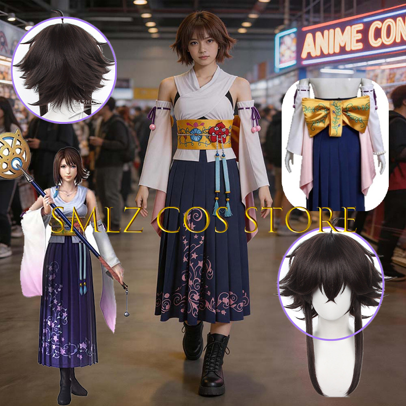 Smlz FFX Yuna Cosplay Anime FF – Anime Cosplay Ladies Bewertung und Preis