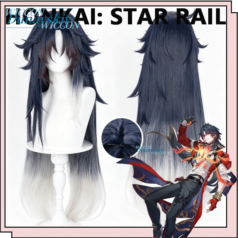 Spiel Honkai Star Rail Mortena – Anime Cosplay Blue Hair Bewertung und Preis