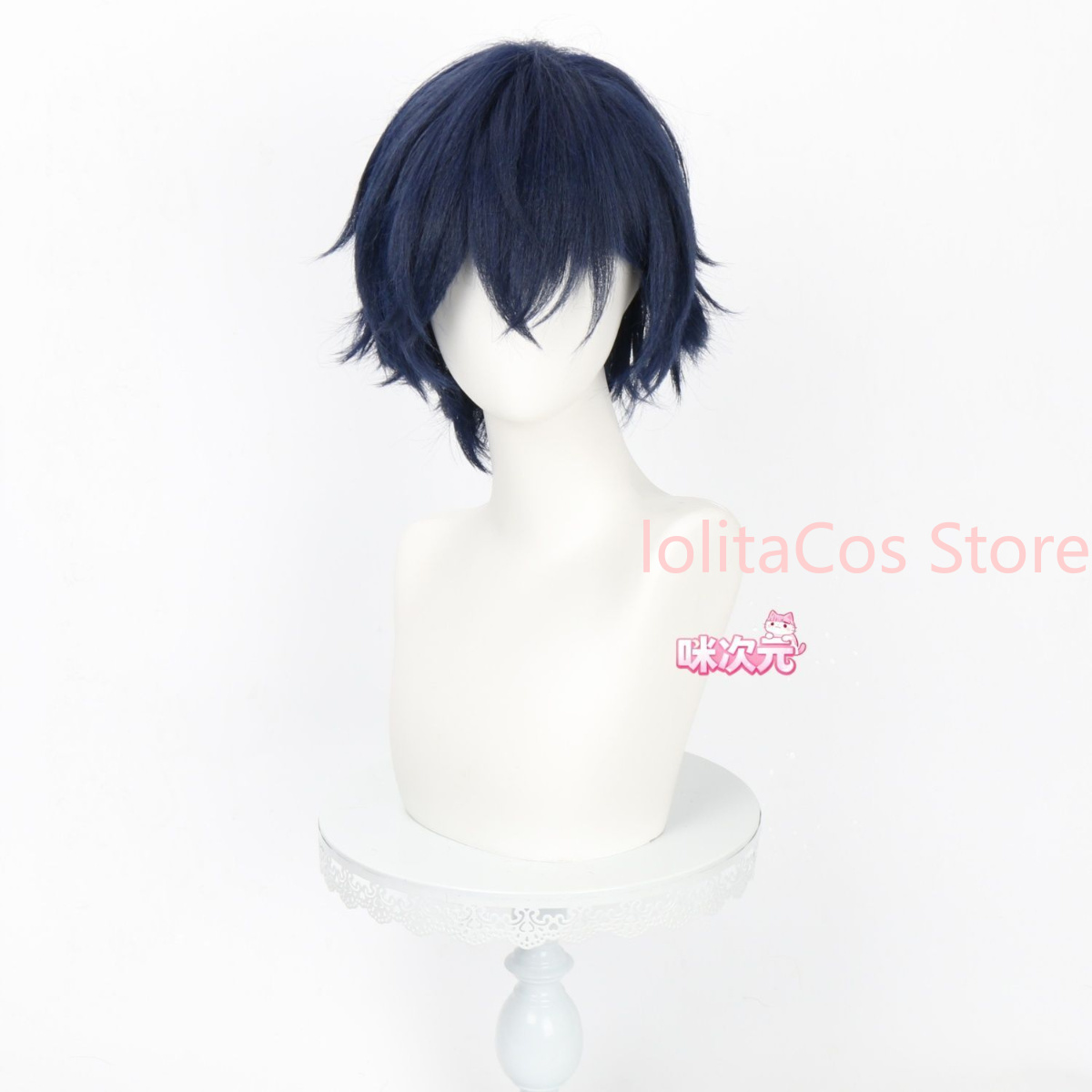 Genshin Impact Valeriy Cosplay – Anime Cosplay Blue Hair Bewertung und Preis