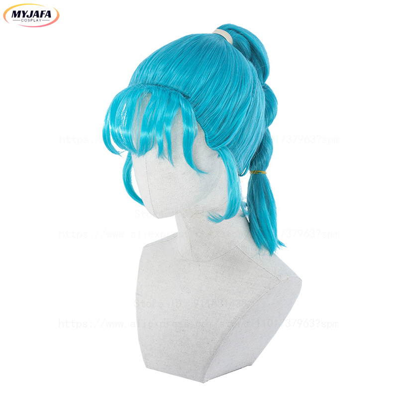 Bulma Cosplay Perücke Buruma P – Anime Cosplay Blue Hair Bewertung und Preis